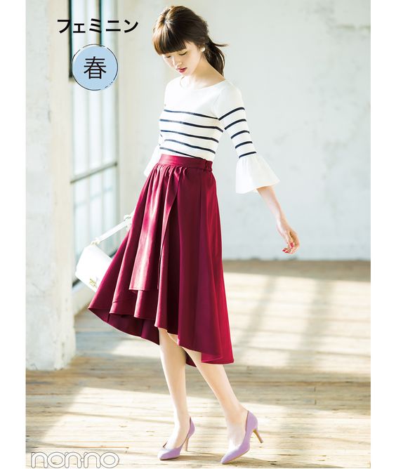 春夏　流行　穿搭